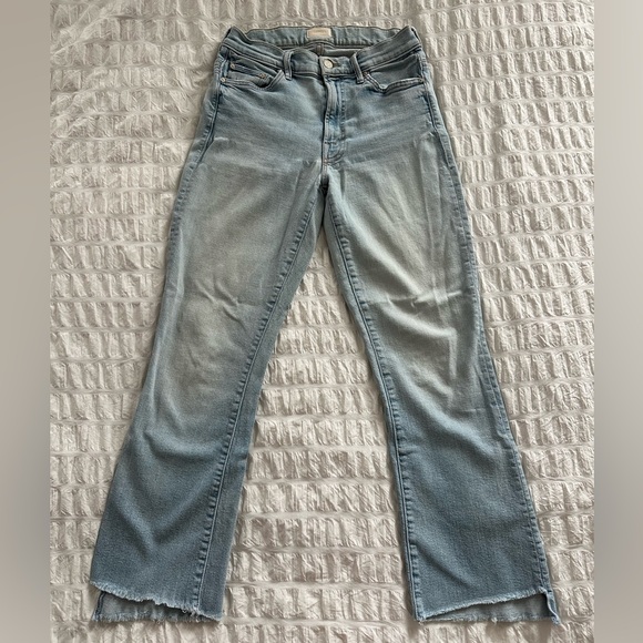 MOTHER The Insider Crop Step Fray Fresh Catch Sz 26 - Picture 3 of 11